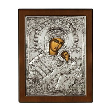 ICON VIRGIN MARY IMMACULATE (NEW THEME), Silver 925°, 23 x 17 cm
