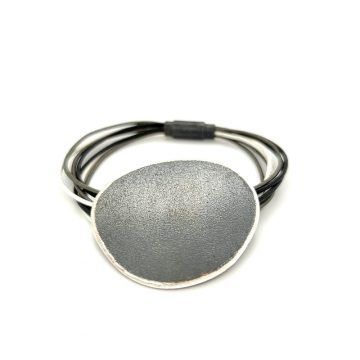 SARINA women’s silver bracelet (925°) with oxidation, A2913B
