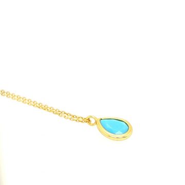Necklace, silver 925°, gold-tone plated