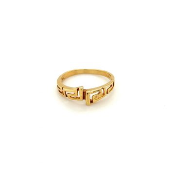 Δαχτυλίδι γυναικείο, χρυσός K14 (585°), μαίανδρος