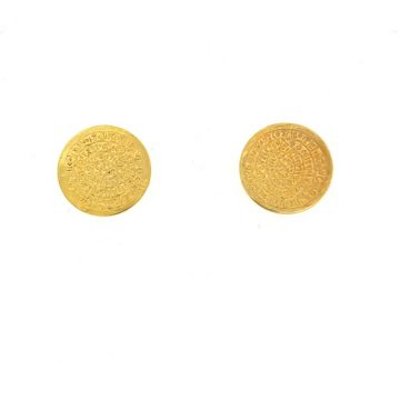 Σκουλαρίκια γυναικείο, χρυσός K14 (585°), Δίσκος της Φαιστού