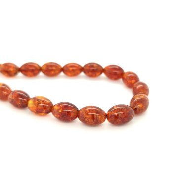 Kombolois pressed amber , 33 beads