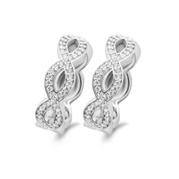 TI SENTO Women’s earrings hoops, silver (925°), 7687ΖΙ