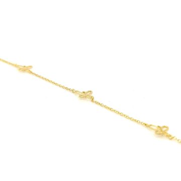 Bracelet with butterflies, gold Κ9 (375°)