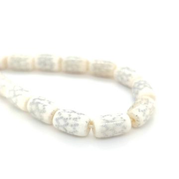 Kombolois Camel bone embroidered with silver (21 beads)