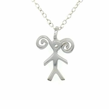 Aries Zodiac Pendant (March 20 – April 20), silver (925°), (chain not included)
