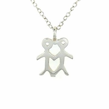 Zodiac sign Gemini (May 21 – June 21) pendant, silver (925°), (chain not included)