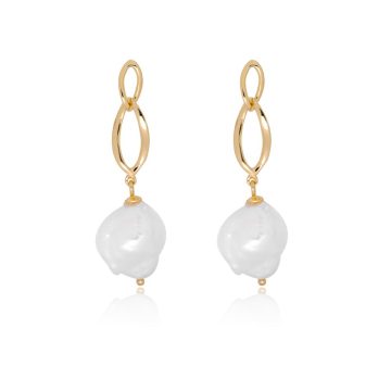 JOOLS Women’s Earrings with pearl, Silver (925°), SAE6515.1