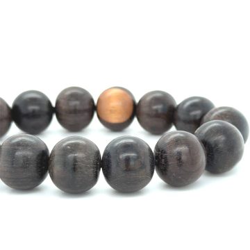 Kombolois Ebony with tassel, 21 beads