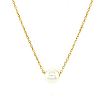Women’s necklace, silver (925°) gold-plated