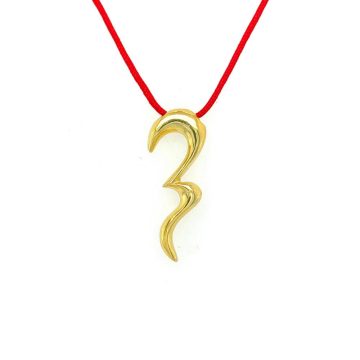 Women’s charm necklace 2023 gold-plated, silver (925°)