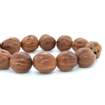 KOMBOLIOS Aromatic fruit with jasmine aroma, brown, 21 beads