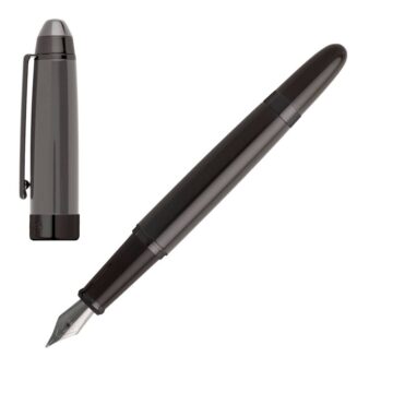 HUGO BOSS Πένα ,Fountain pen Icon Grey, HSN0012J