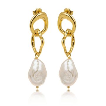 JOOLS Women’s earrings,Gold-plated Silver (925°), SAE6750.2
