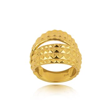 JOOLS Δαχτυλίδι γυναικείο, Επιχρυσωμένο Ασήμι (925°), JR2911.2