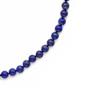 Women’s necklace with lapis lazuli and gold clasp K14 (585°)