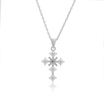 JOOLS Women’s necklace cross, silver (925°), N7652.1