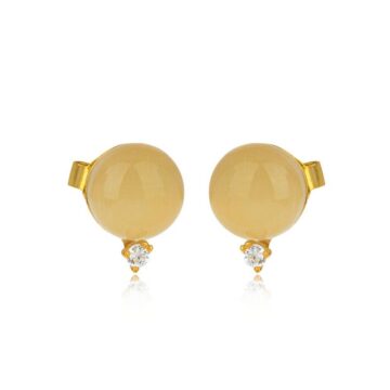 JOOLS Women’s earrings , Gold-Plated Silver (925°), SE1621-1.5