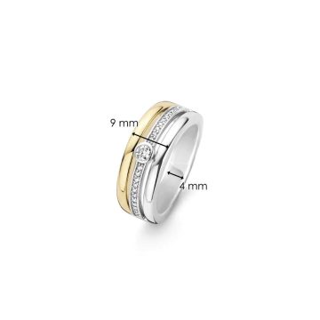 TI SENTO Δαχτυλίδι γυναικείο, ασήμι (925°), 12094ZY
