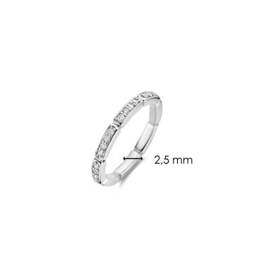 TI SENTO Δαχτυλίδι γυναικείο, ασήμι (925°), 12269ZI