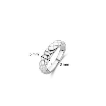 TI SENTO Δαχτυλίδι γυναικείο, ασήμι (925°), 12289SI