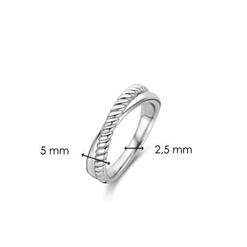 TI SENTO Δαχτυλίδι γυναικείο, ασήμι (925°), 1953ST