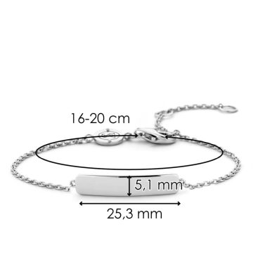 TI SENTO Women’s bar bracelet, silver (925°), 2879SI