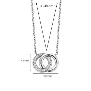 TI SENTO Women’s necklace, silver (925°), 3822ZI