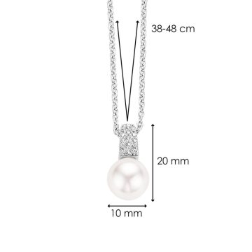 TI SENTO Women’s necklace, silver (925°), 3877PW