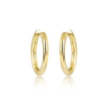 JOOLS Women’s hoop earrings , Gold-plated Silver (925°), SY-371087-E.2