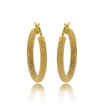 JOOLS Women’s hoop earrings , Gold-plated Silver (925°), ORG02.425