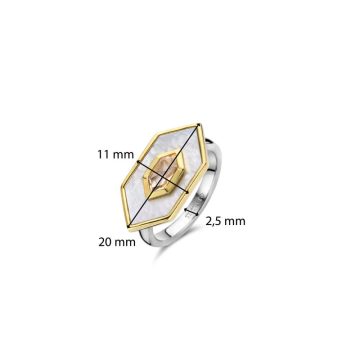 TI SENTO Δαχτυλίδι γυναικείο, ασήμι (925°), 12309MW