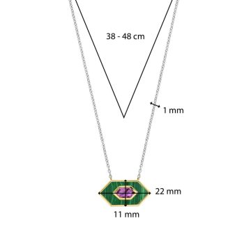 TI SENTO Women’s necklace, silver (925°), 34039MA