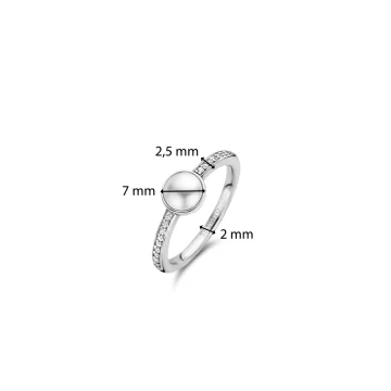TI SENTO Δαχτυλίδι γυναικείο, ασήμι (925°), 12308PW