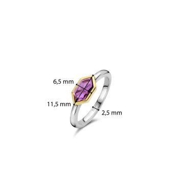 TI SENTO Δαχτυλίδι γυναικείο, ασήμι (925°), 12312PU