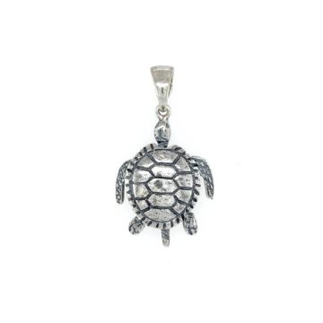 Pendant, silver (925°), Turtle