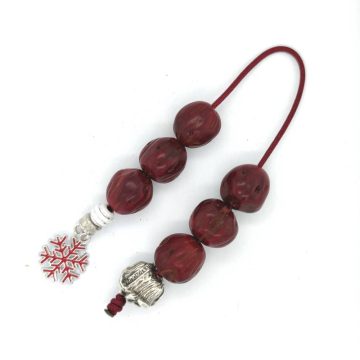 Begleri-Lucky Charm 2024 with aromatic fruit, burgundy, 6 beads