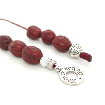 Begleri-Lucky Charm 2024 with aromatic fruit, burgundy, 6 beads