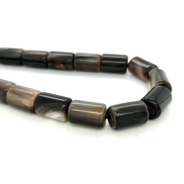 KOMBOLOIS Horn black, 33 beads
