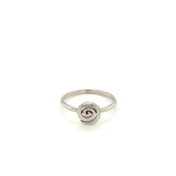 Γυναικείο δαχτυλίδι, ασήμι (925°) επιροδιωμένο, Σπείρα