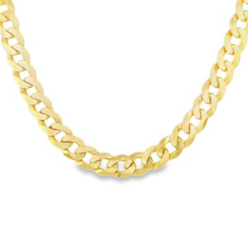 Men’s gourmet chain 7 mm, gold-plated silver (925°)