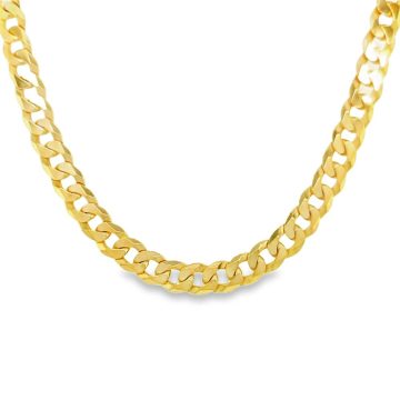 Men’s gourmet chain 6 mm, gold-plated silver (925°)