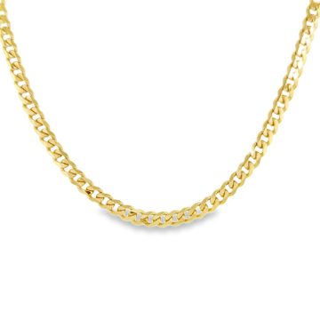 Men’s gourmet chain 4 mm, gold-plated silver (925°)