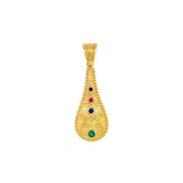 Women’s pendant Byzantine, gold Κ9 (375°)