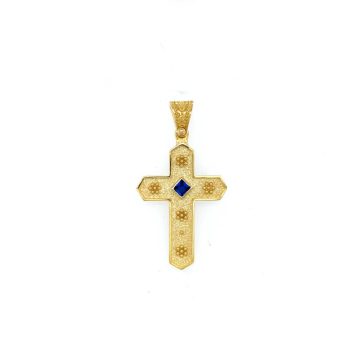 Women’s cross Byzantine, gold Κ14 (585°)