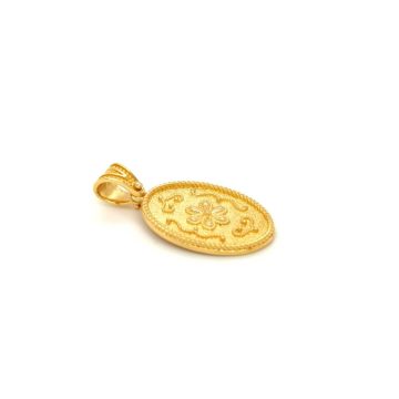 Μενταγιόν γυναικείο Βυζαντινό, χρυσός Κ9 (375°)