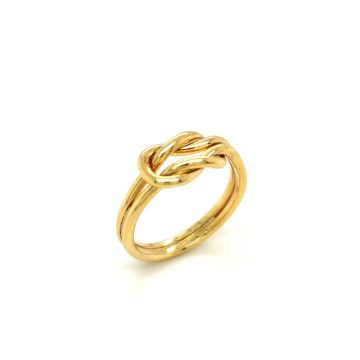 Δαχτυλίδι γυναικείο “Ο κόμπος του Ηρακλή”, χρυσός Κ14 (585°)