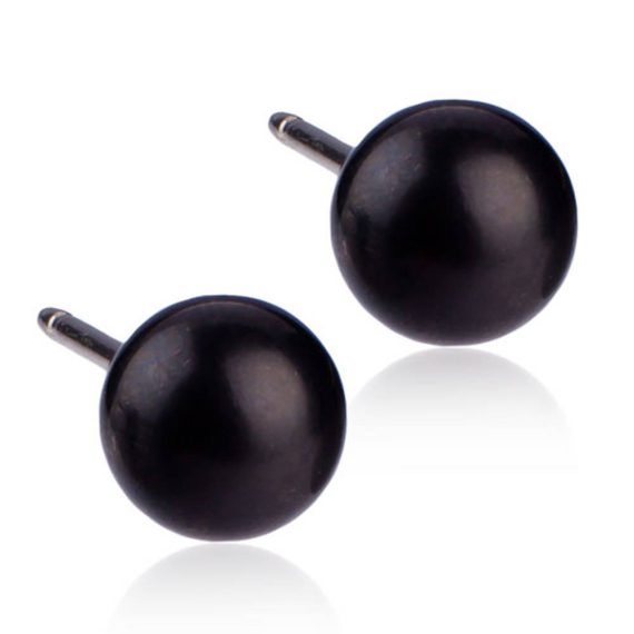 Blomdahl Black Titanium mm Ball C Σκουλαρίκια Αυτιού L