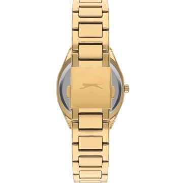 SLAZENGER Γυναικείο ρολόι με χρυσό μεταλλικό μπρασελέ SL.09.2301.3.03