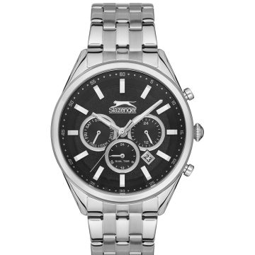 SLAZENGER Men’s watch with silver metal bracelet SL.09.6546.2.01